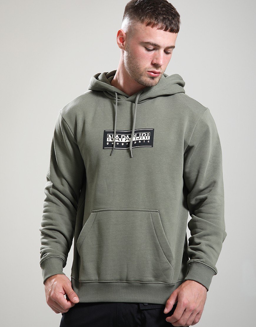 Napapijri B-Box Logo Hoodie Tea Leaf