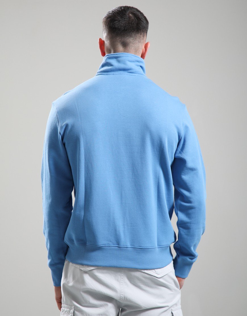 Napapijri B-Box Logo Half Zip Sweat Blue Jasper