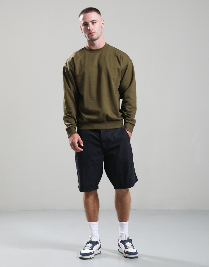 Napapijri B-Elevated Logo Crew Sweat Dark Olive