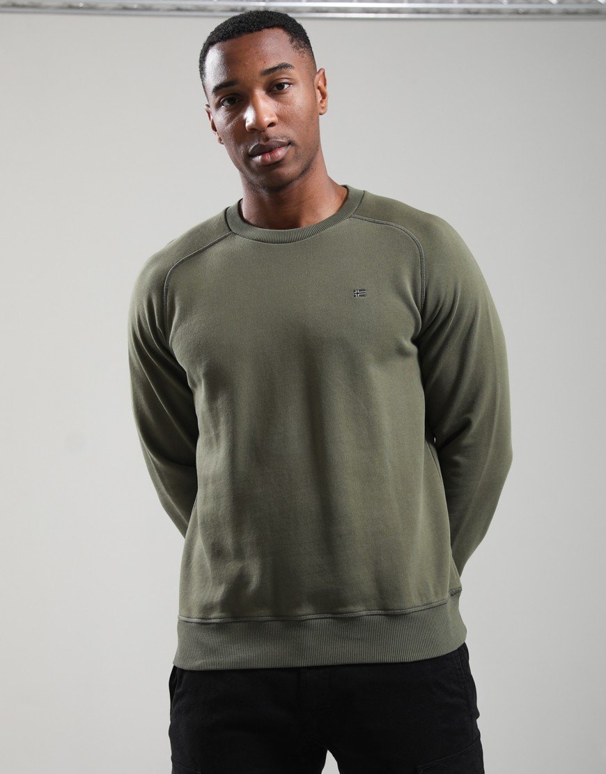Napapijri B-Nedles Crew Sweat Olive Night