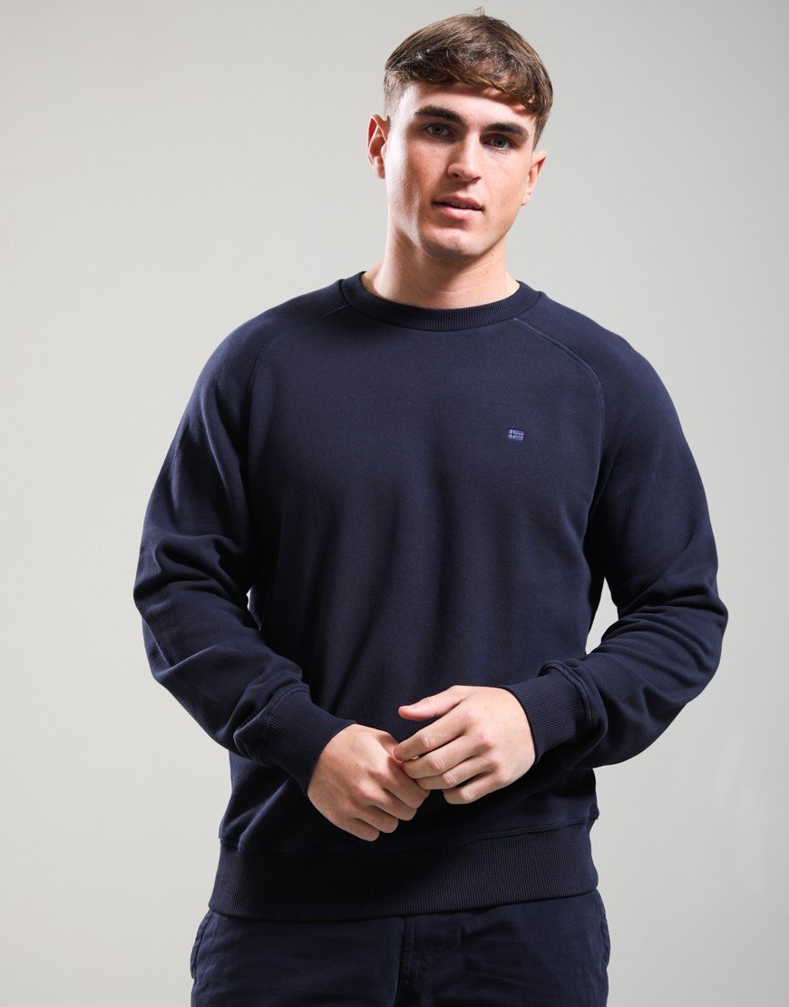 Napapijri B-Nedles Crew Sweat Blu Marine