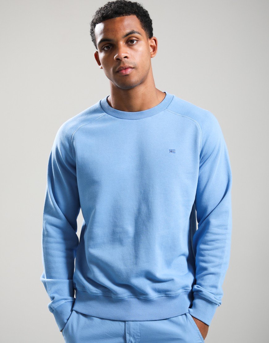 Napapijri B-Nedles Crew Sweat Blue Jasper