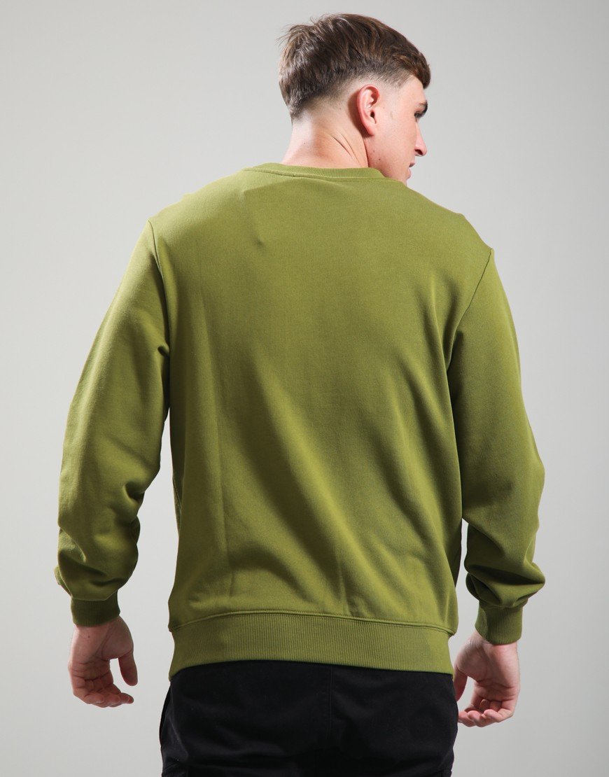 Napapjiri B-Small Box Crew Sweat Avocado