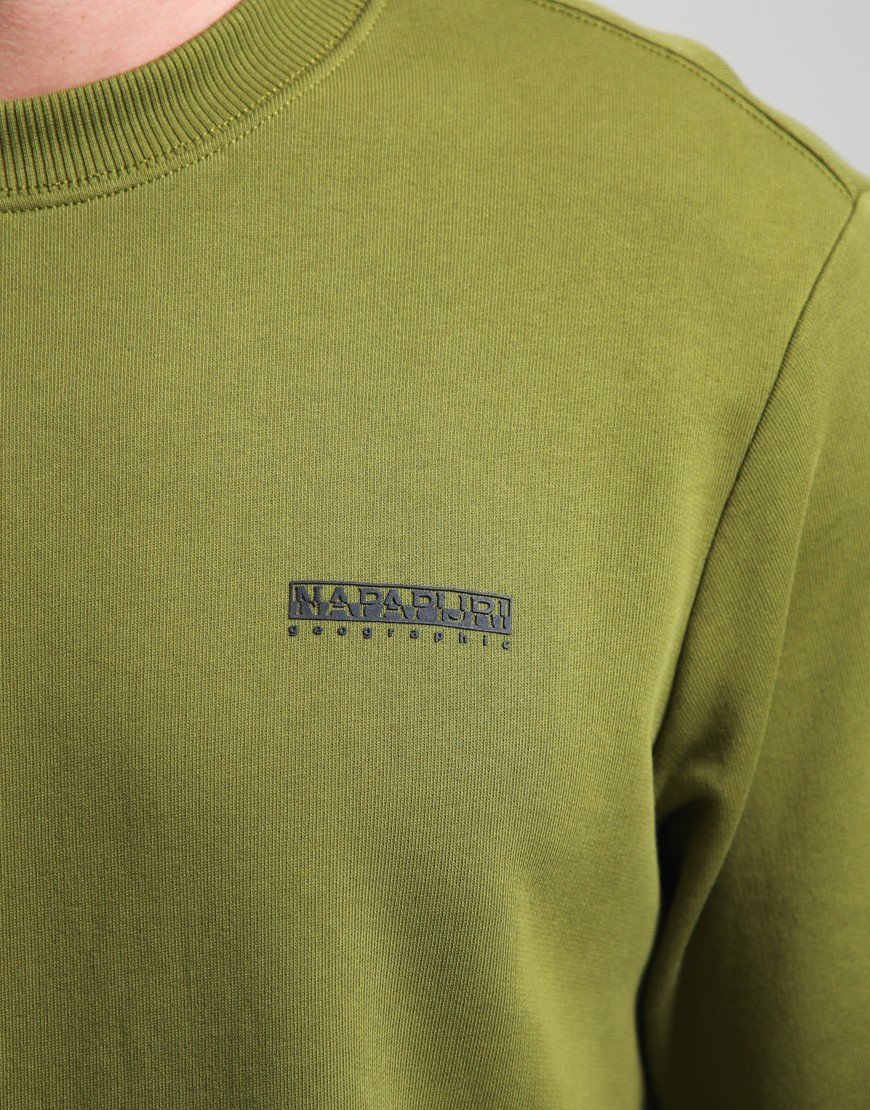 Napapjiri B-Small Box Crew Sweat Avocado