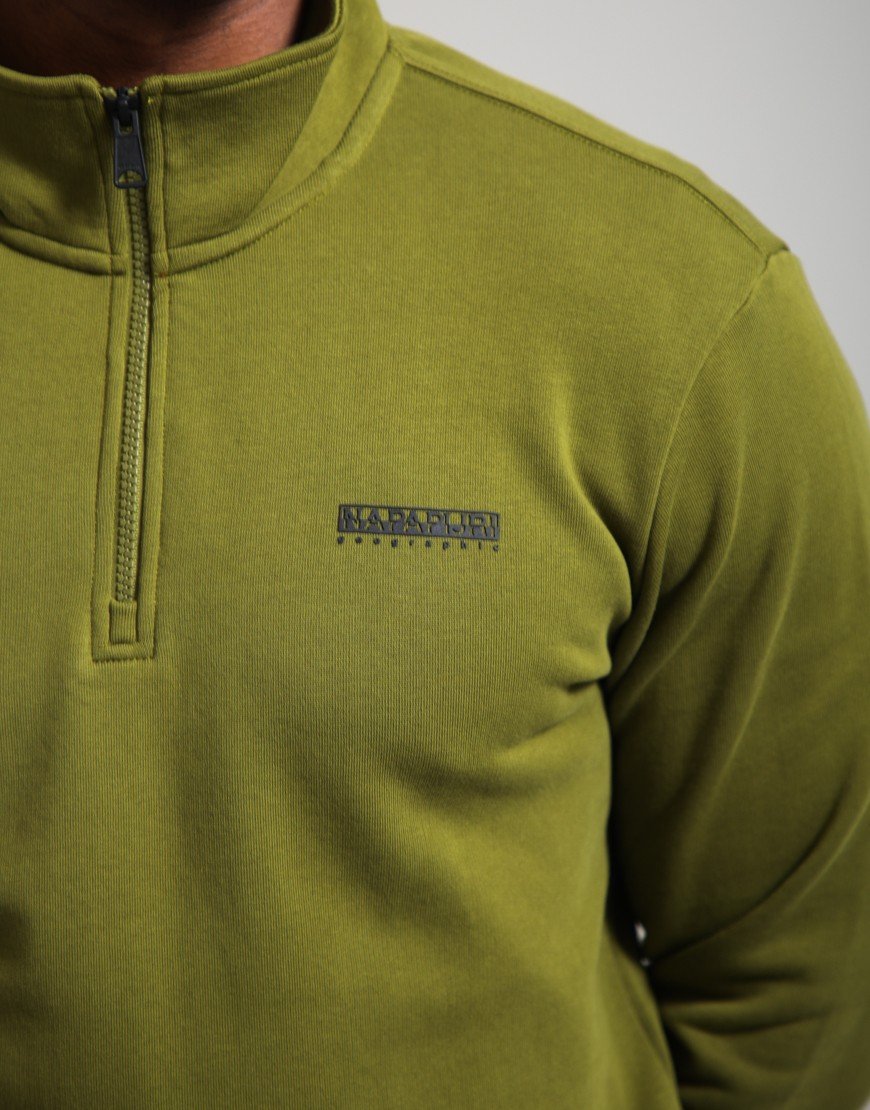 Napapijri B-Small Box Half Zip Sweat Avocado G4C