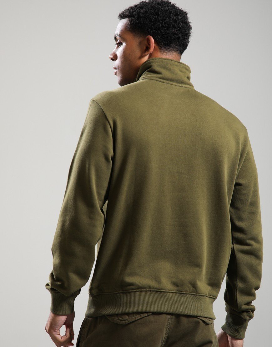 Napapijri B-Small Box Half Zip Sweat Dark Olive 