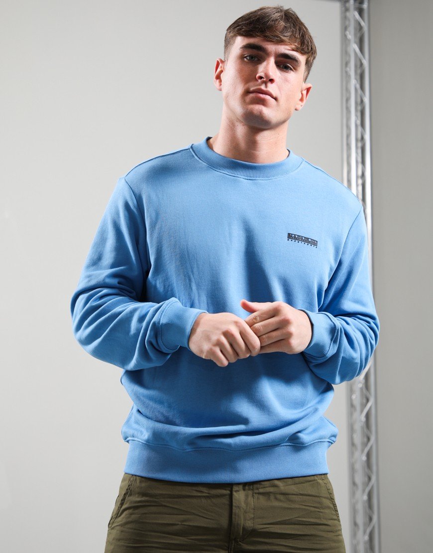 Napapijri B-Small Box Crew Sweat Blue Jasper B9A