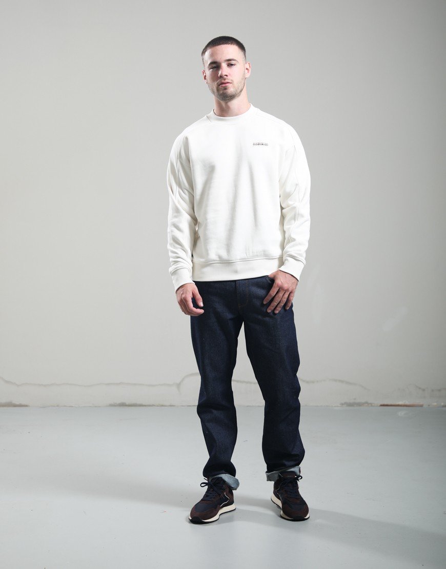 Napapijri B-Teza Crew Sweat White Whisper