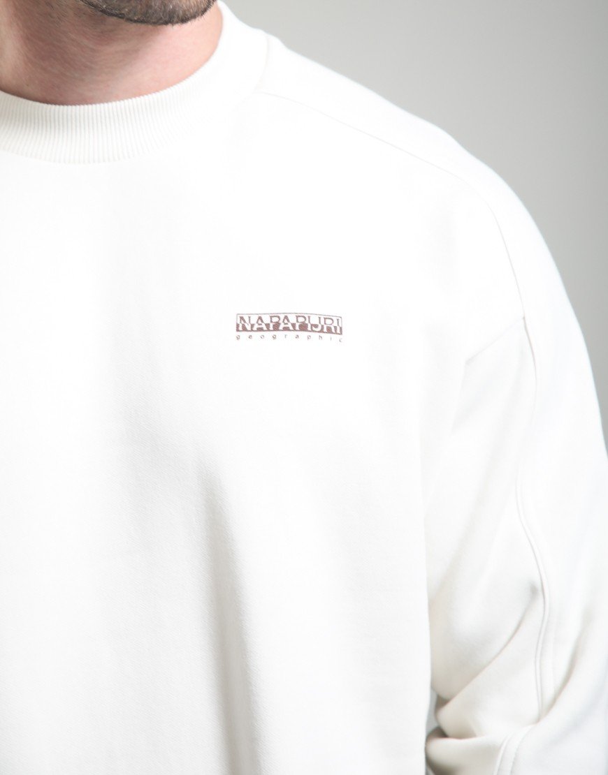 Napapijri B-Teza Crew Sweat White Whisper