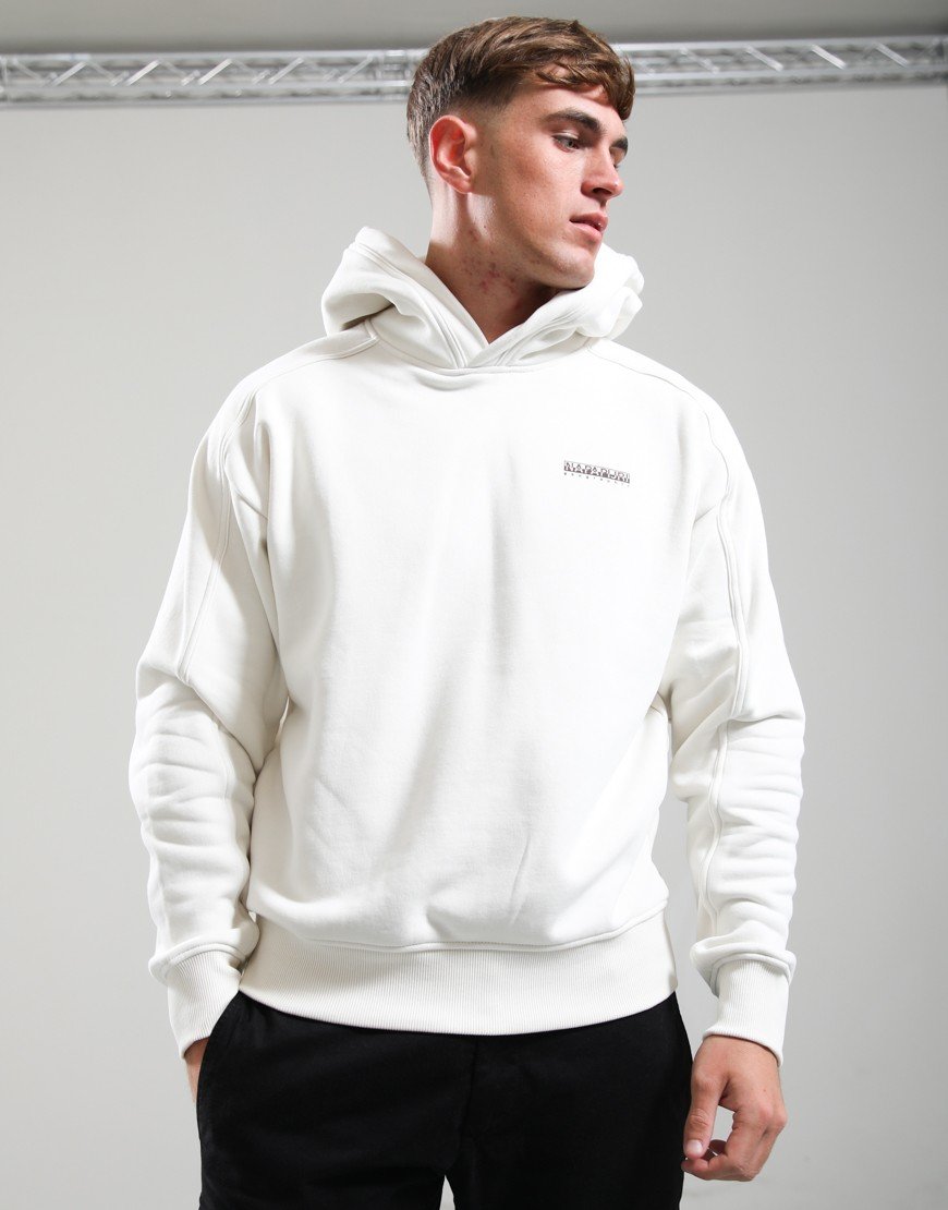 Napapijri B-Teza Hoodie White Whisper