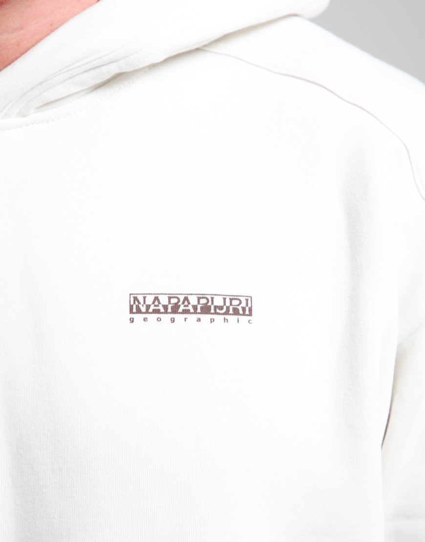 Napapijri B-Teza Hoodie White Whisper