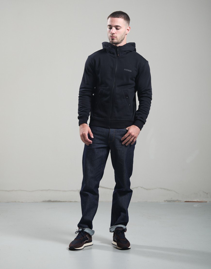 Napapijri B-Yourte Full Zip Hoodie Black Beauty