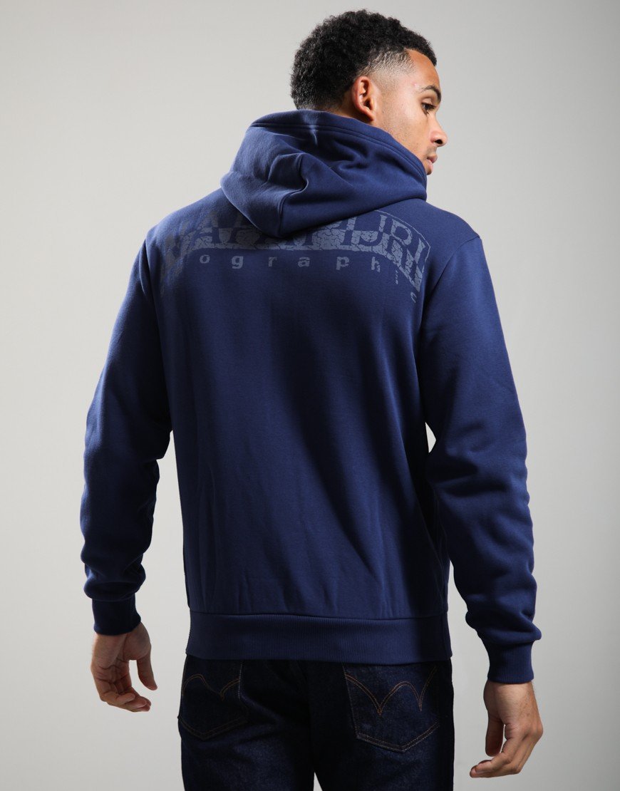 Napapijri B-Yourte Full Zip Hoodie Naval Acade B2Q