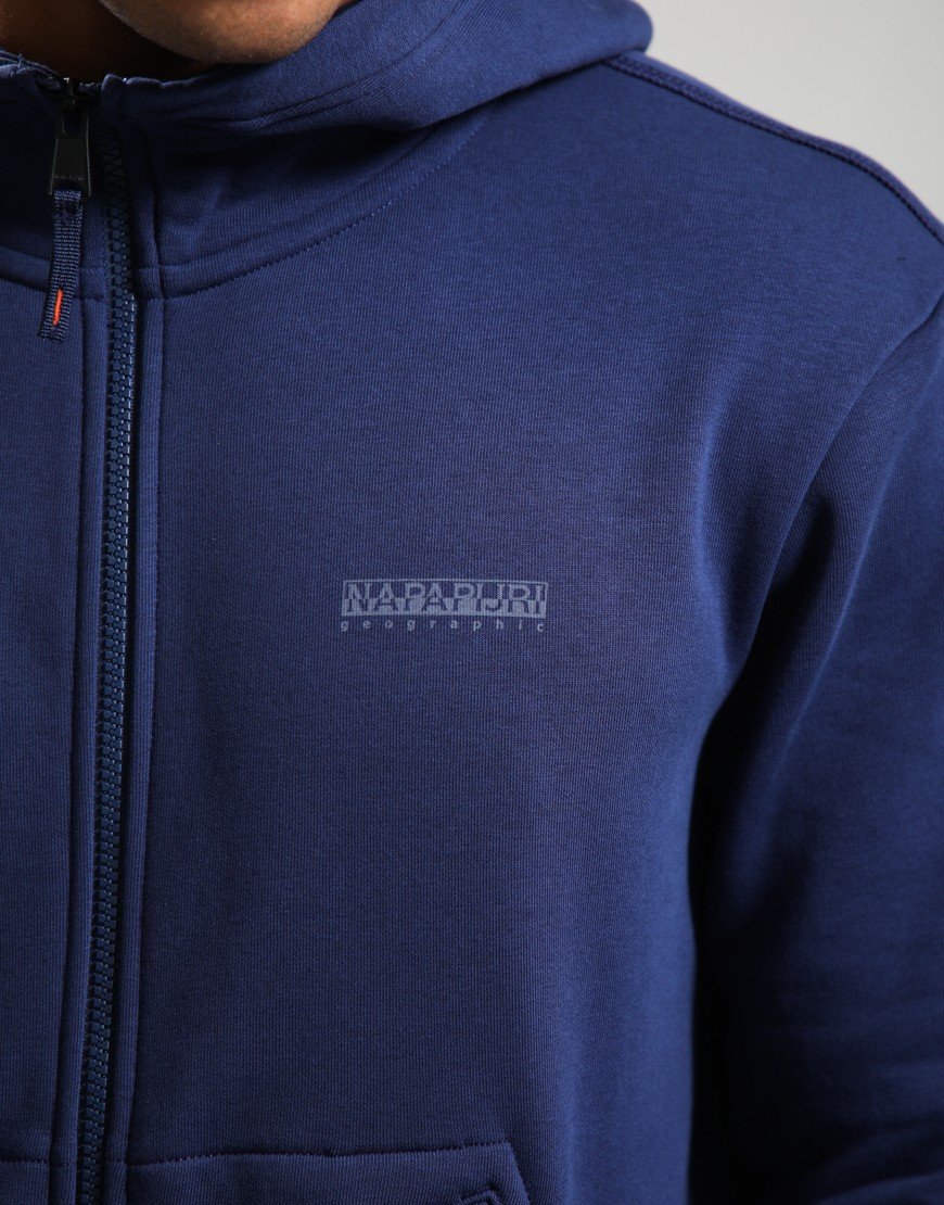 Napapijri B-Yourte Full Zip Hoodie Naval Acade B2Q