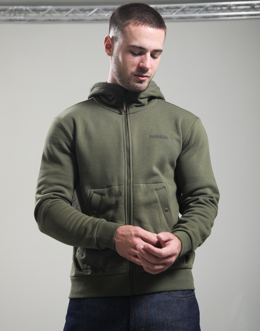 Napapijri B-Yourte Full Zip Hoodie Olive Night G1F