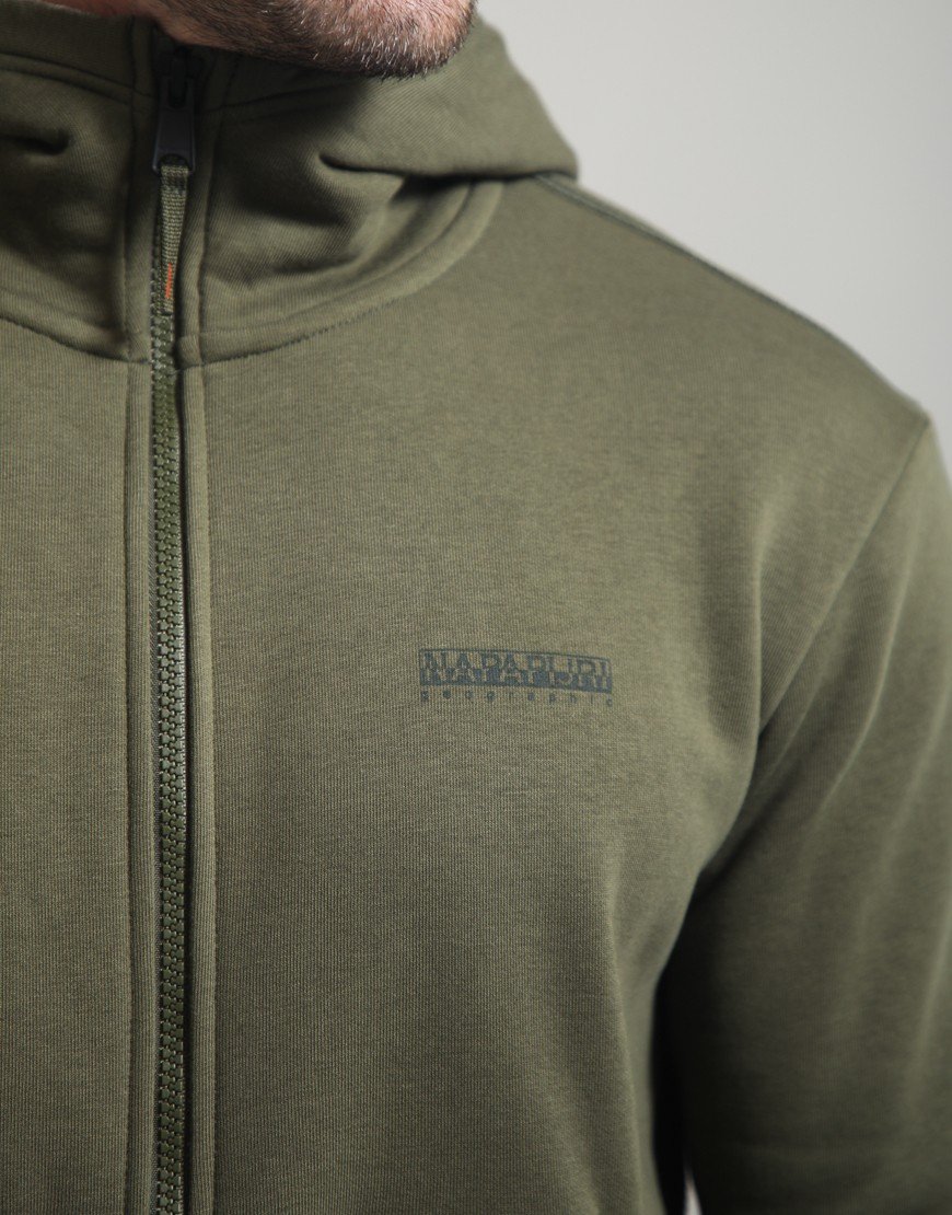 Napapijri B-Yourte Full Zip Hoodie Olive Night G1F