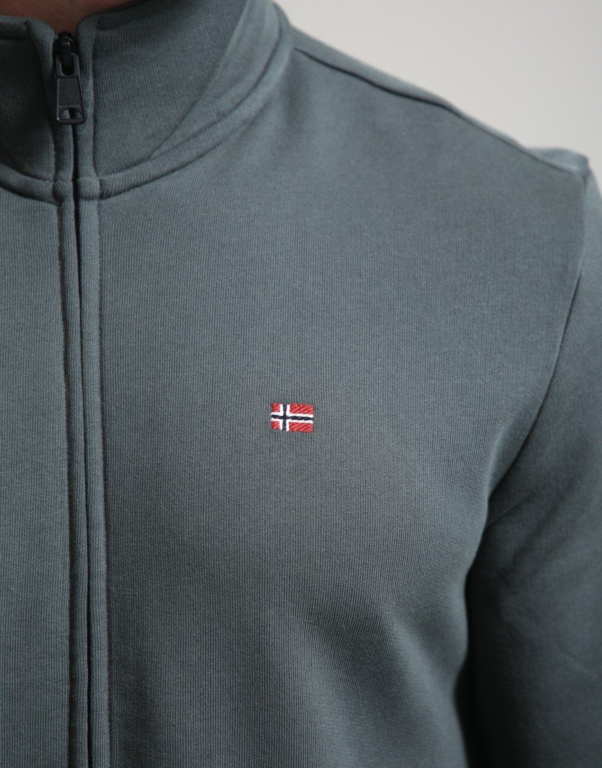 Napapijri Balis Full Zip Sweat Green Urban