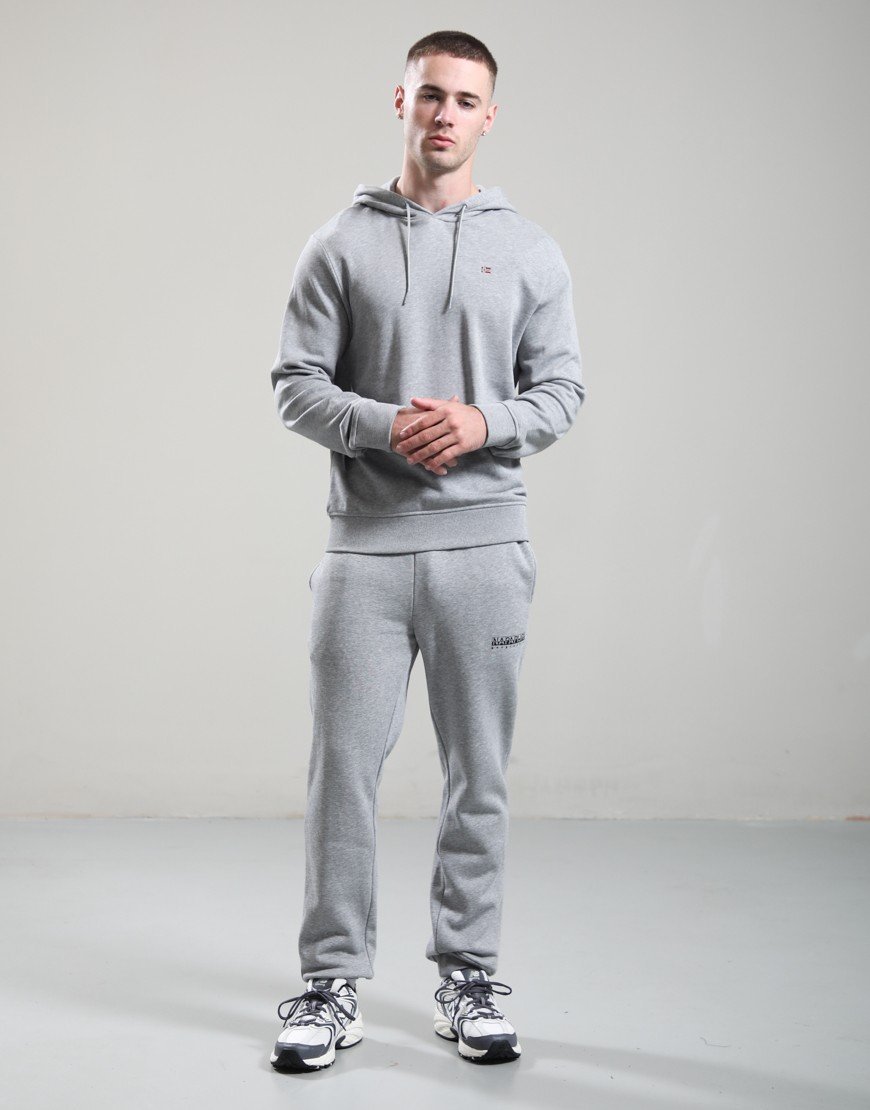 Napapijri Balis Summer Hoodie Medium Grey Melange