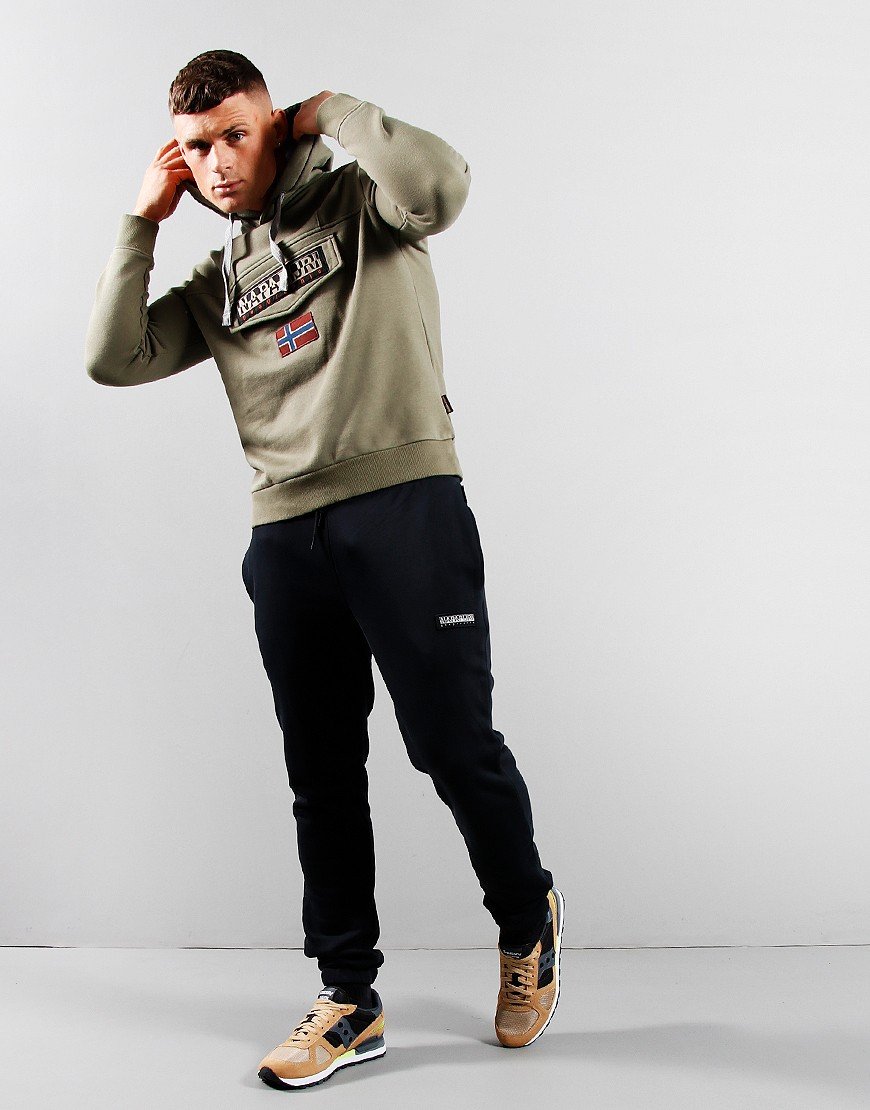 Napapijri Burgee Winter 2 Hoodie Green Lichen