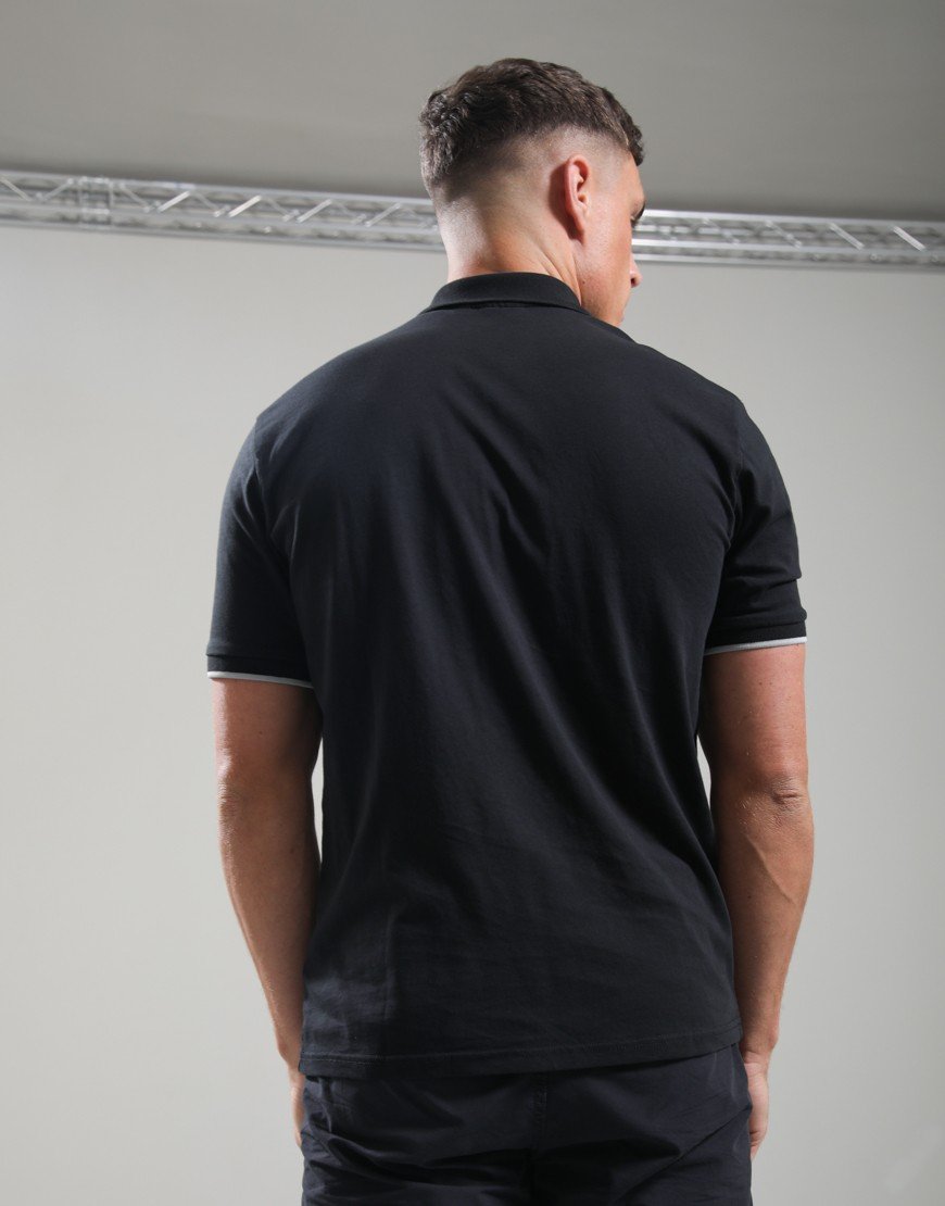 Napapijri E-Badge Polo Shirt Black Beauty