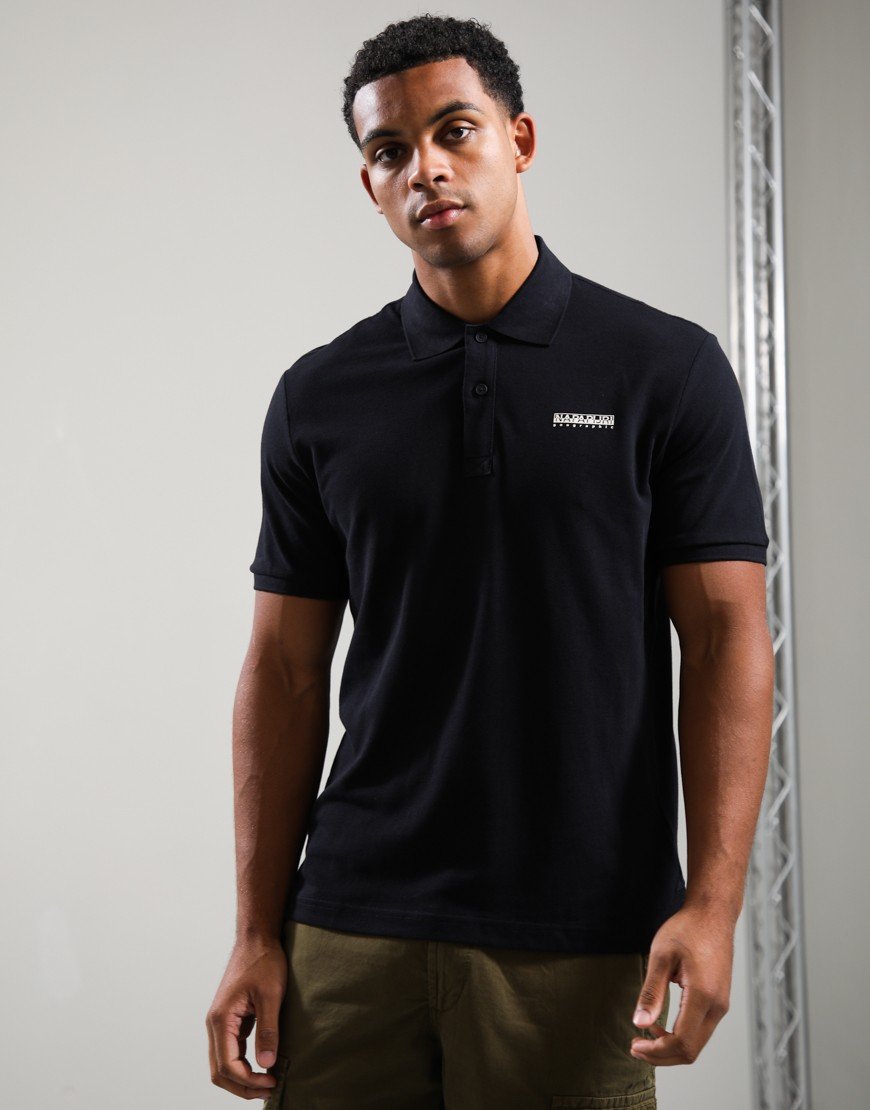 Napapijri E-Small Box Polo Shirt Black Beauty