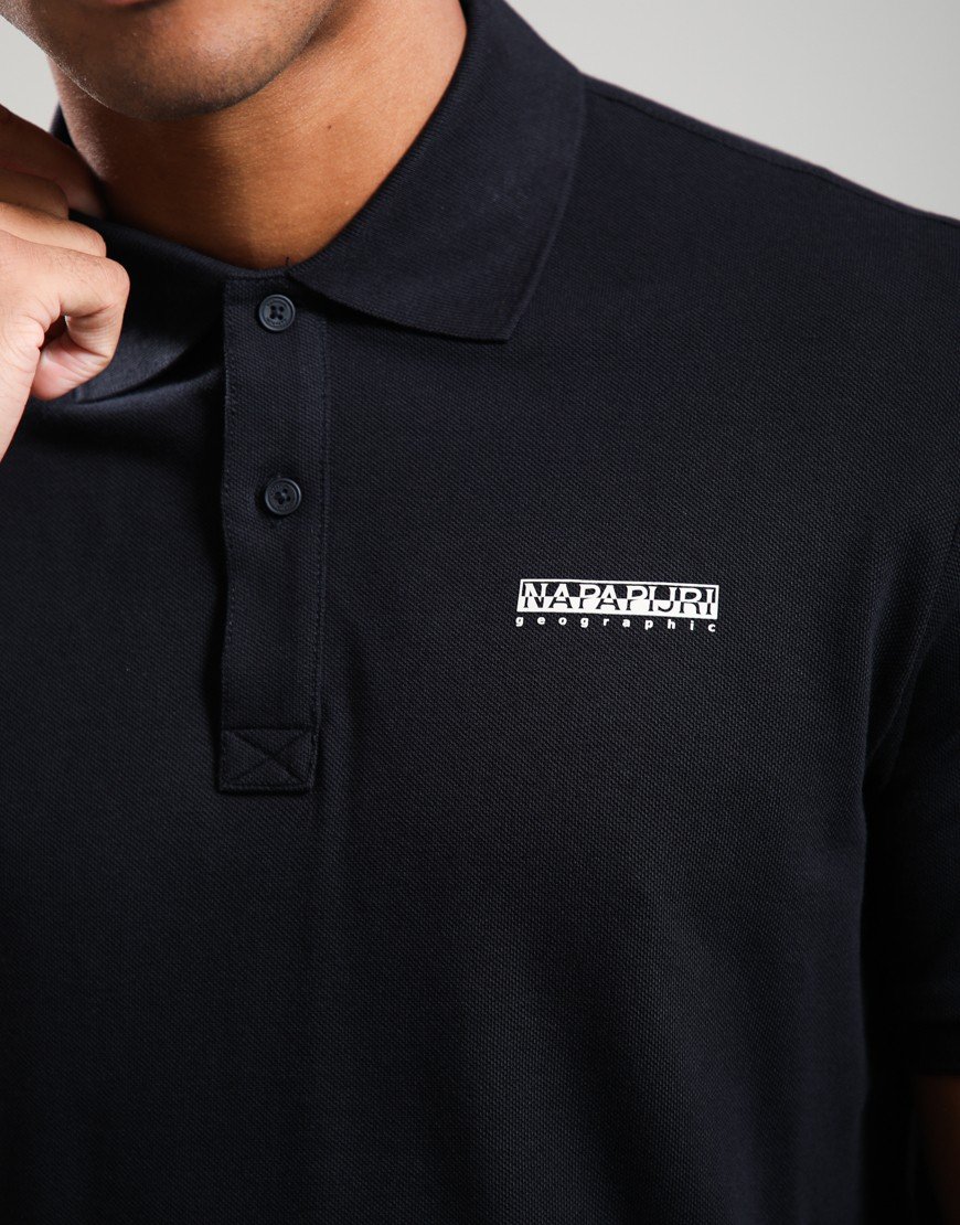 Napapijri E-Small Box Polo Shirt Black Beauty