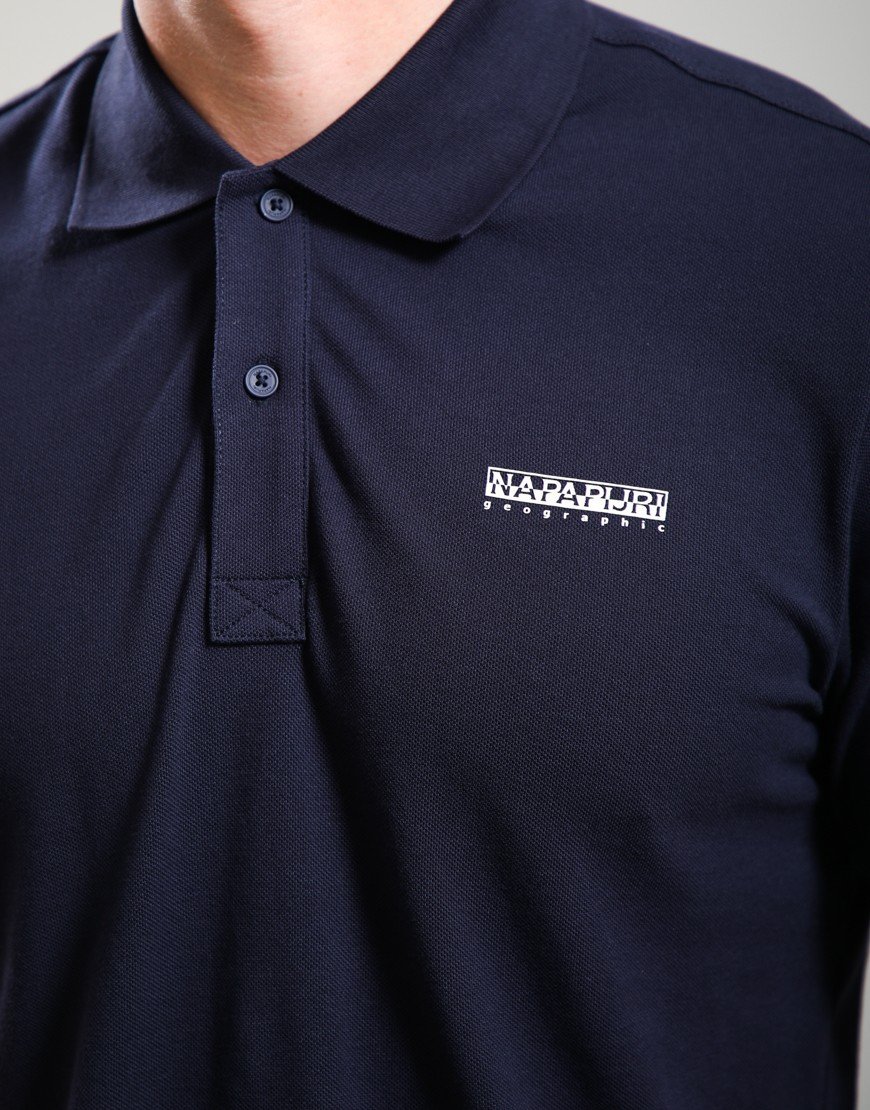 Napapijri E-Small Box Polo Shirt Blu Marine
