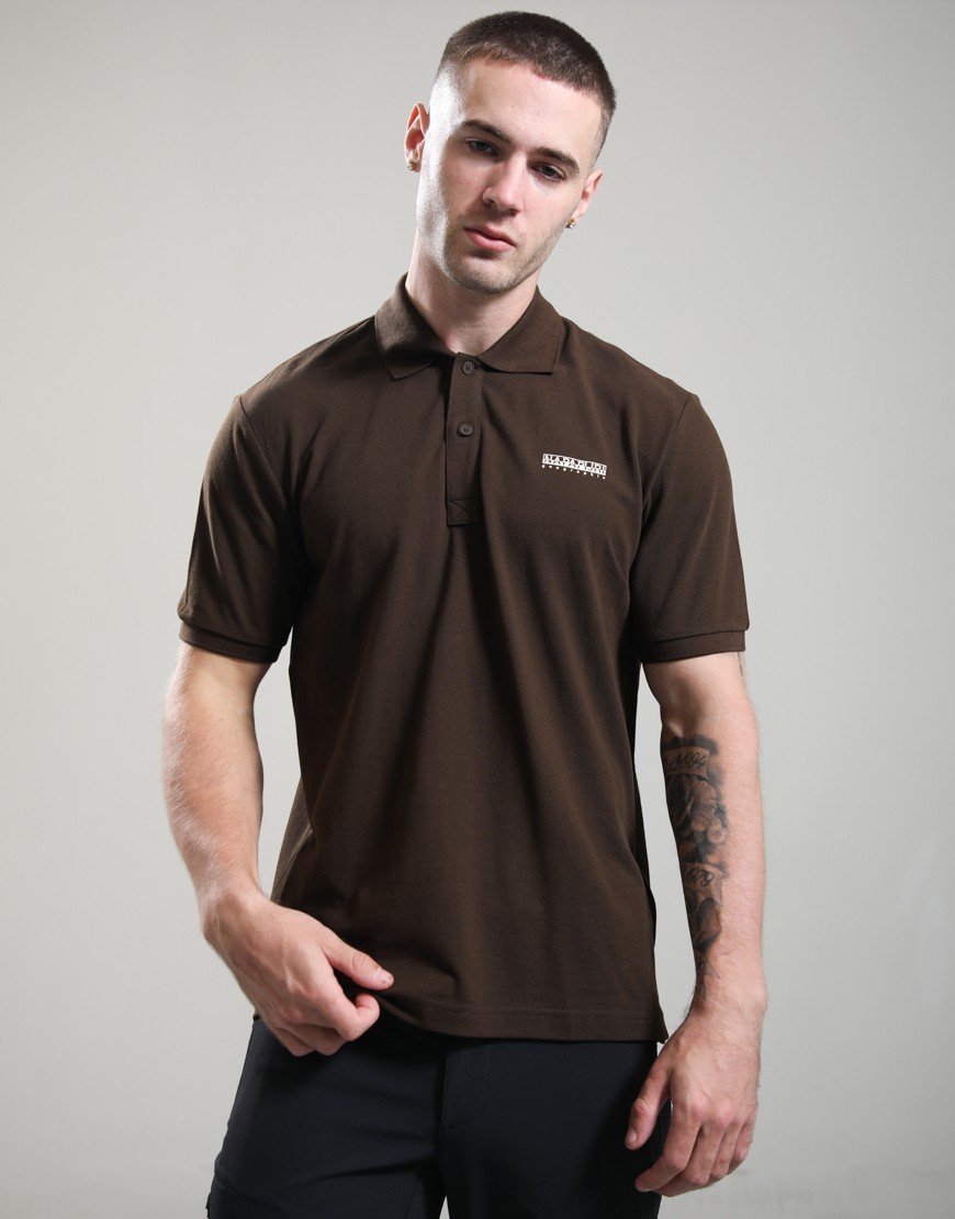 Napapijri E-Small Box Polo Shirt Demitasse