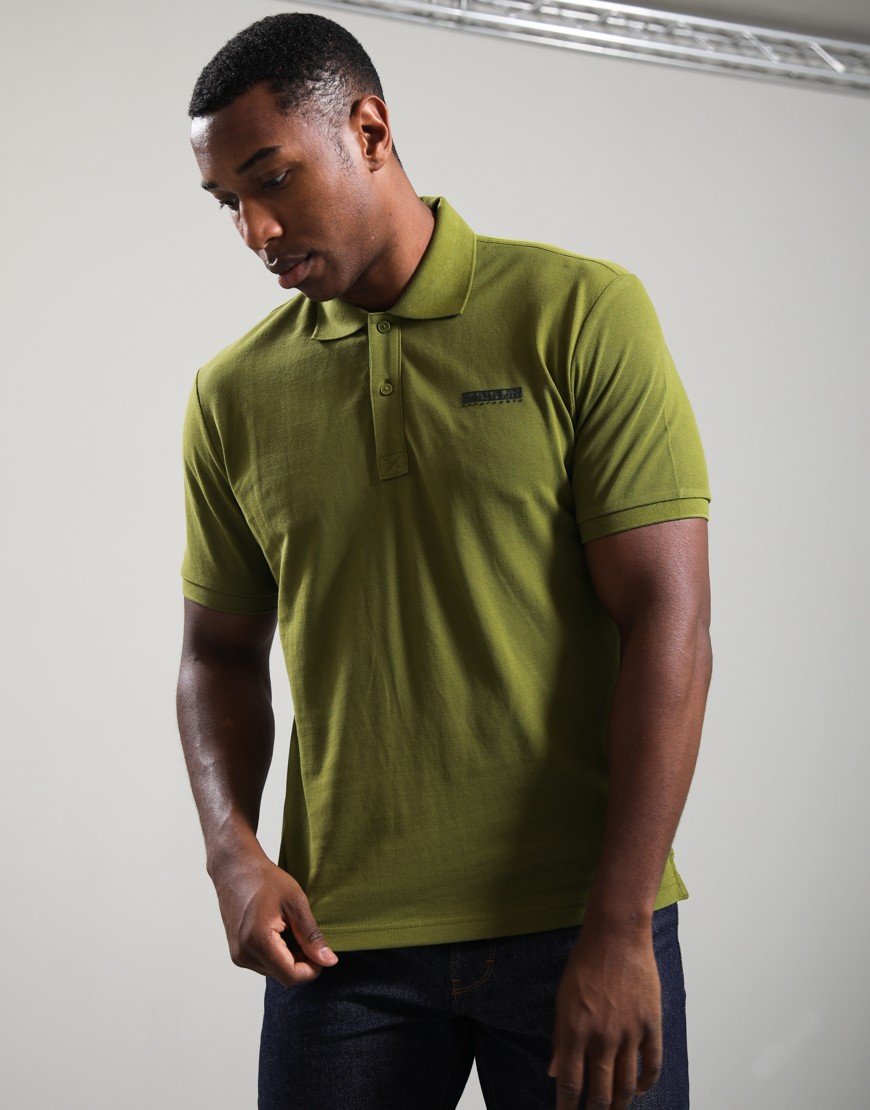 Napapijri E-Small Box Polo Shirt Avocado G4C