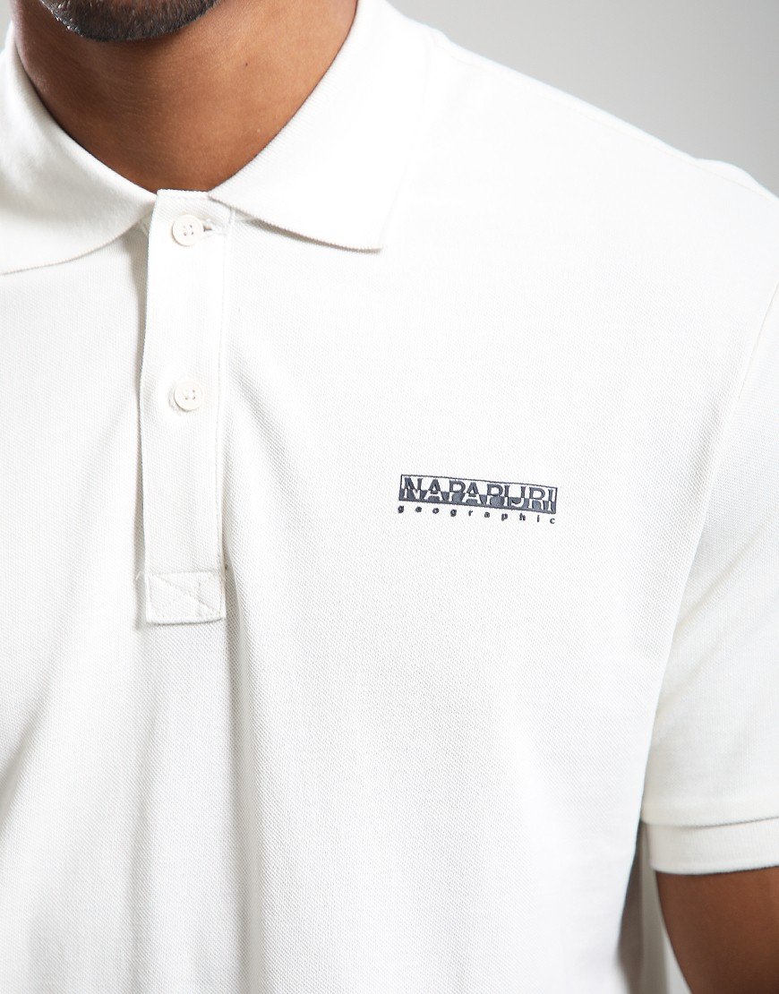 Napapijri E-Small Box Polo Shirt Beige Dimity