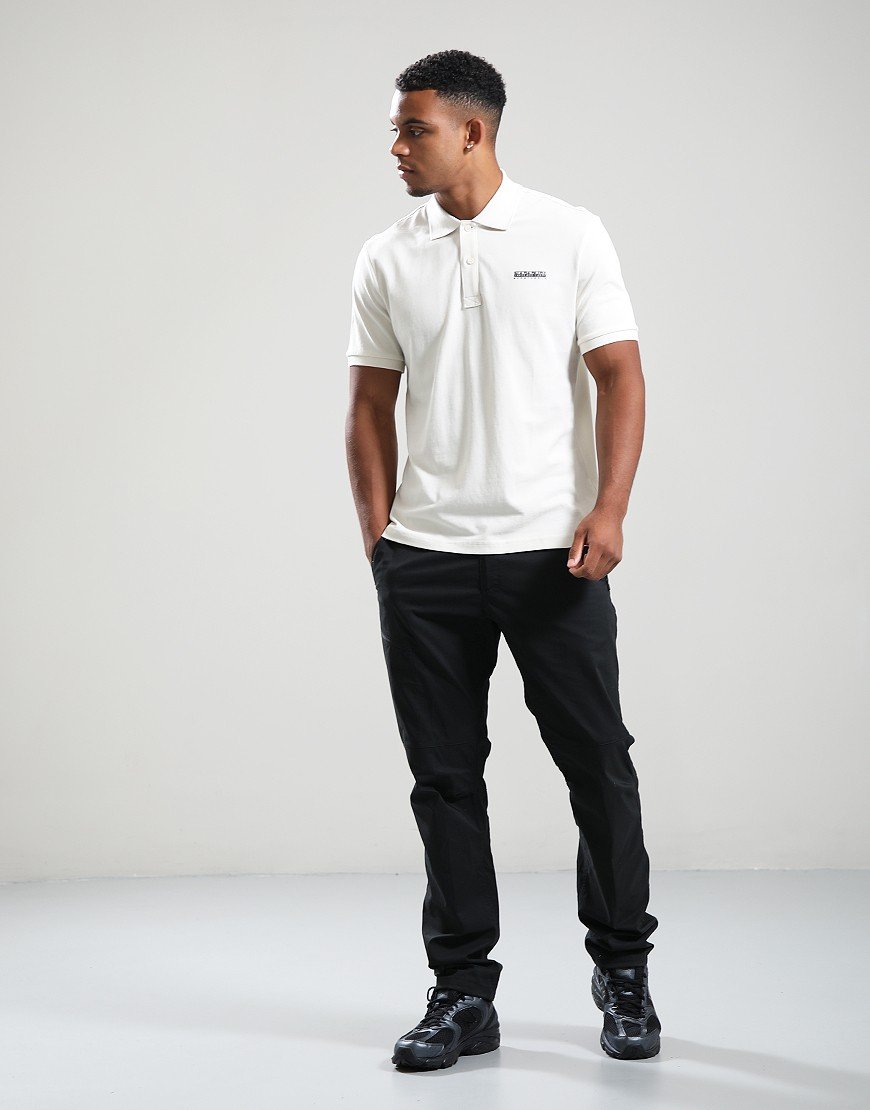 Napapijri E-Small Box Polo Shirt Beige Dimity