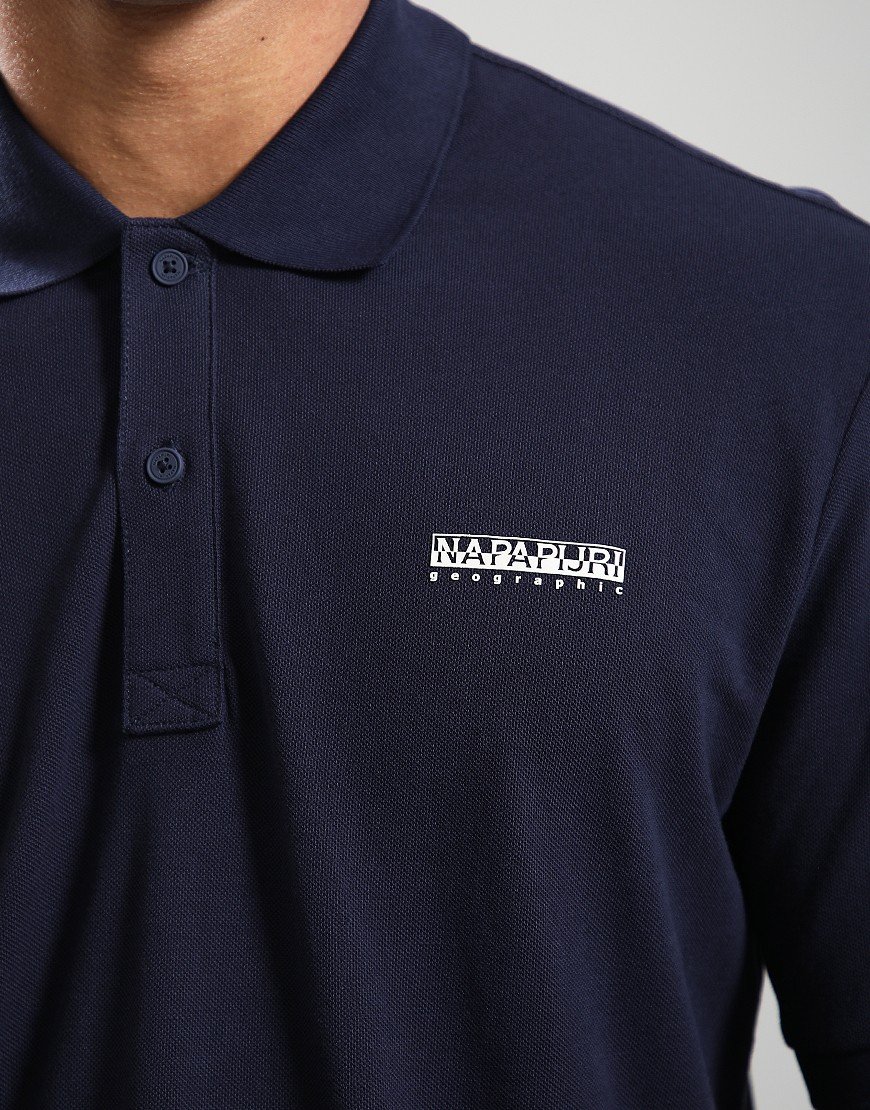 Napapijri E-Small Box Polo Shirt Blu Marine