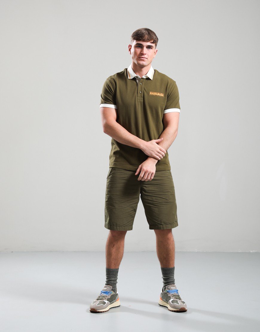 Napapijri E-Zeri Polo Shirt Dark Olive G3A