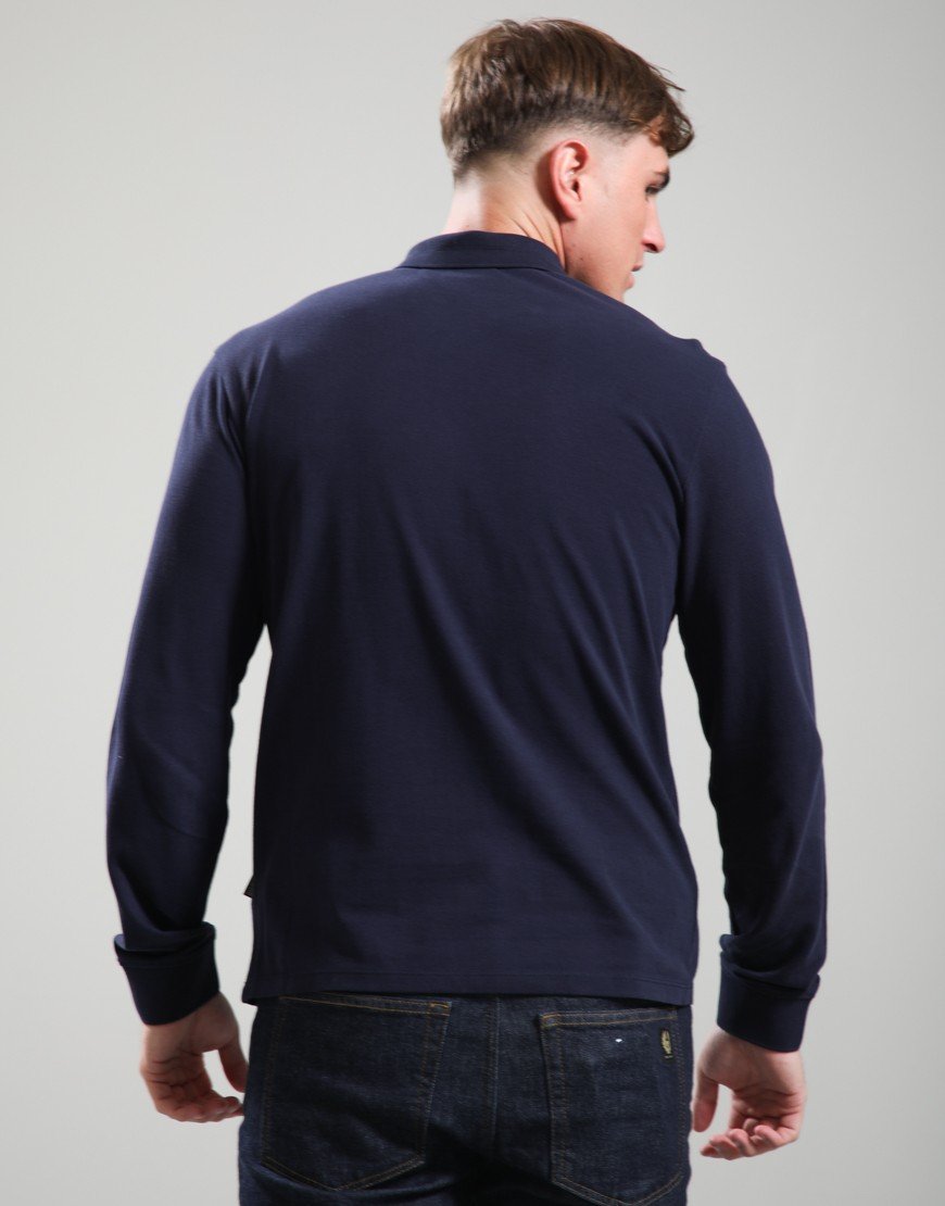 Napapijri Ealis Long Sleeve Polo Shirt 1 Blu Marine