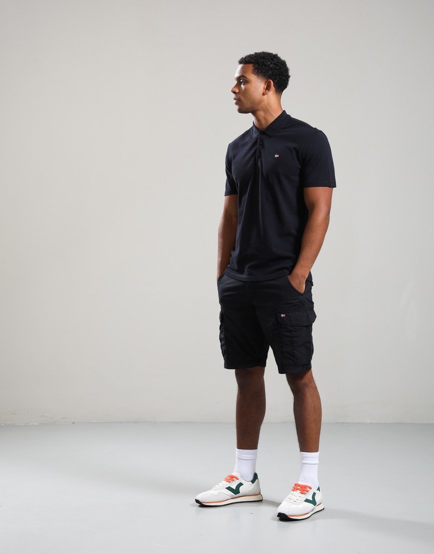 Napapijri Ealis Summer Polo Shirt Black