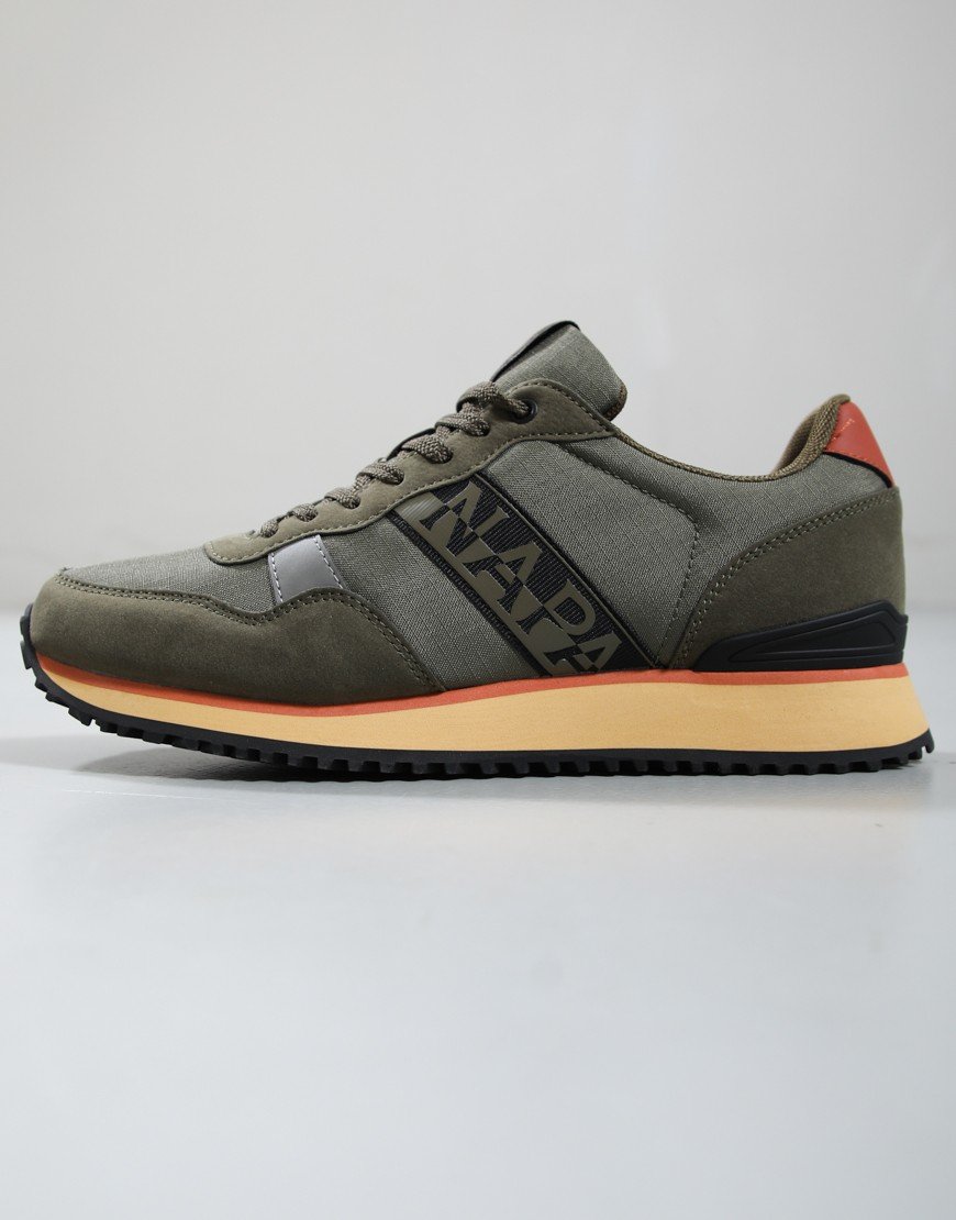 Napapijri Cosmos Ripstop Trainers Olive Night