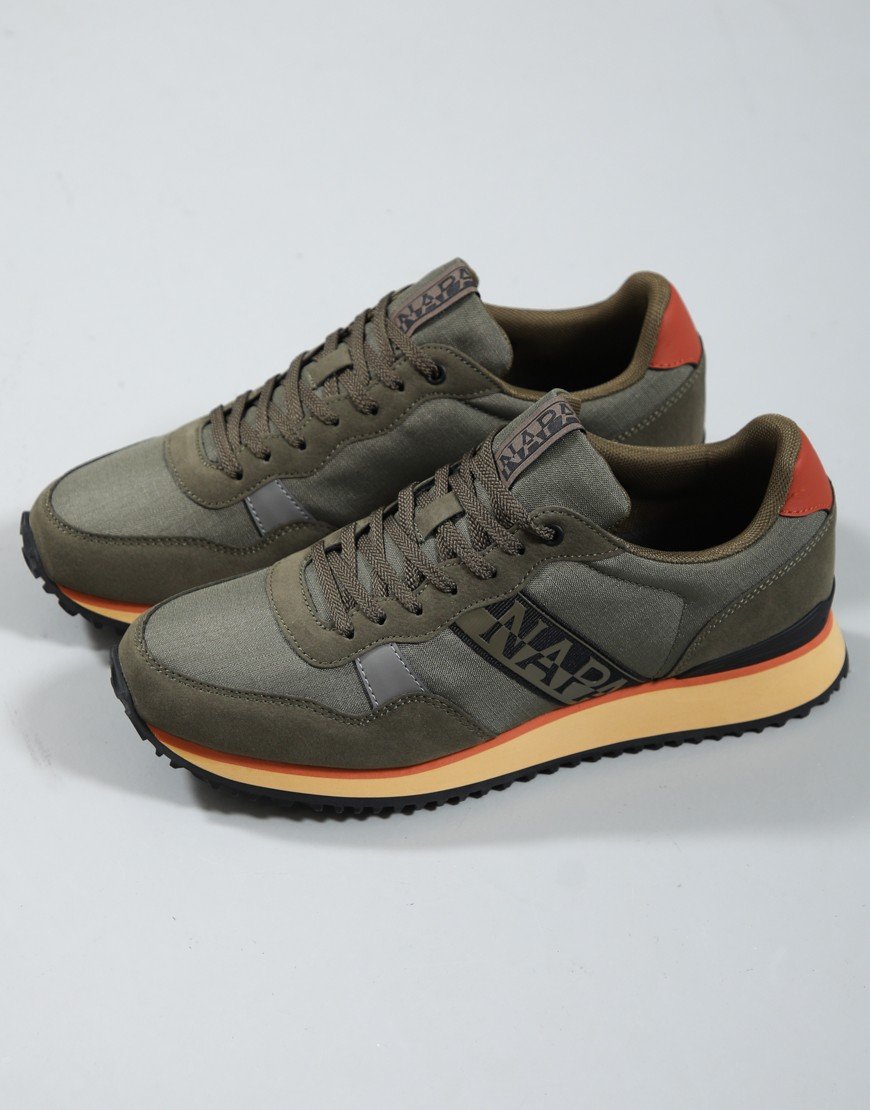 Napapijri Cosmos Ripstop Trainers Olive Night