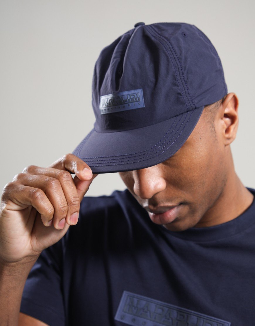 Napapijri F-Box Logo Cap Blu Marine