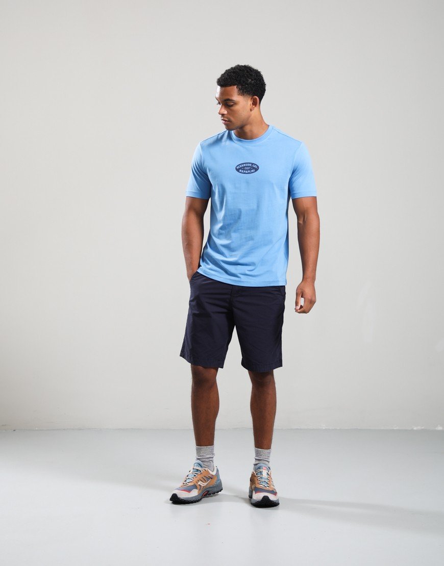 Napapijri S-Flint T-Shirt  Blue Jasper