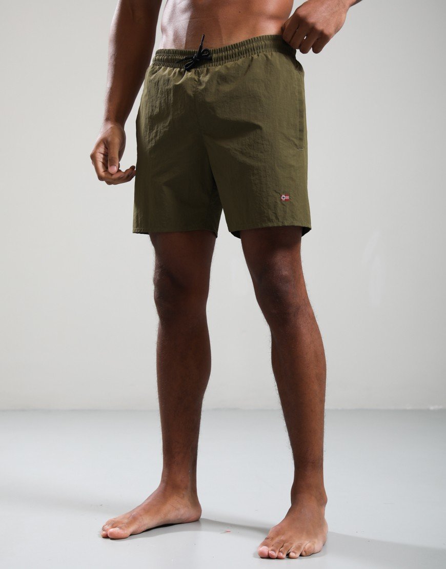 Napapijri V-Haldane Swimming Trunks Dark Olive