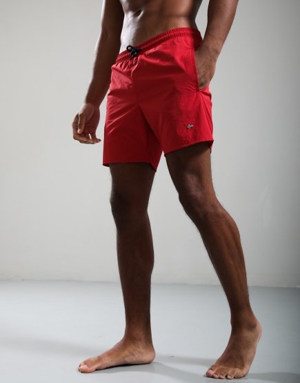 Napapijri V-Haldane Swimming Trunks Red