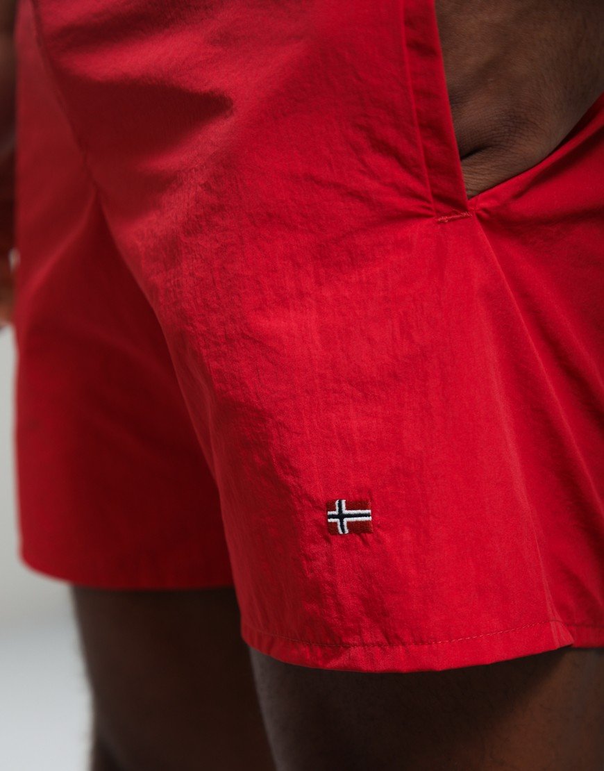 Napapijri V-Haldane Swimming Trunks Red