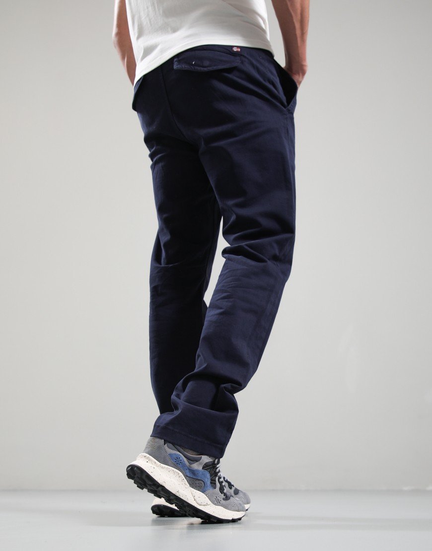 Napapijri M-Puyo Summer Chino Trousers Blu Marine