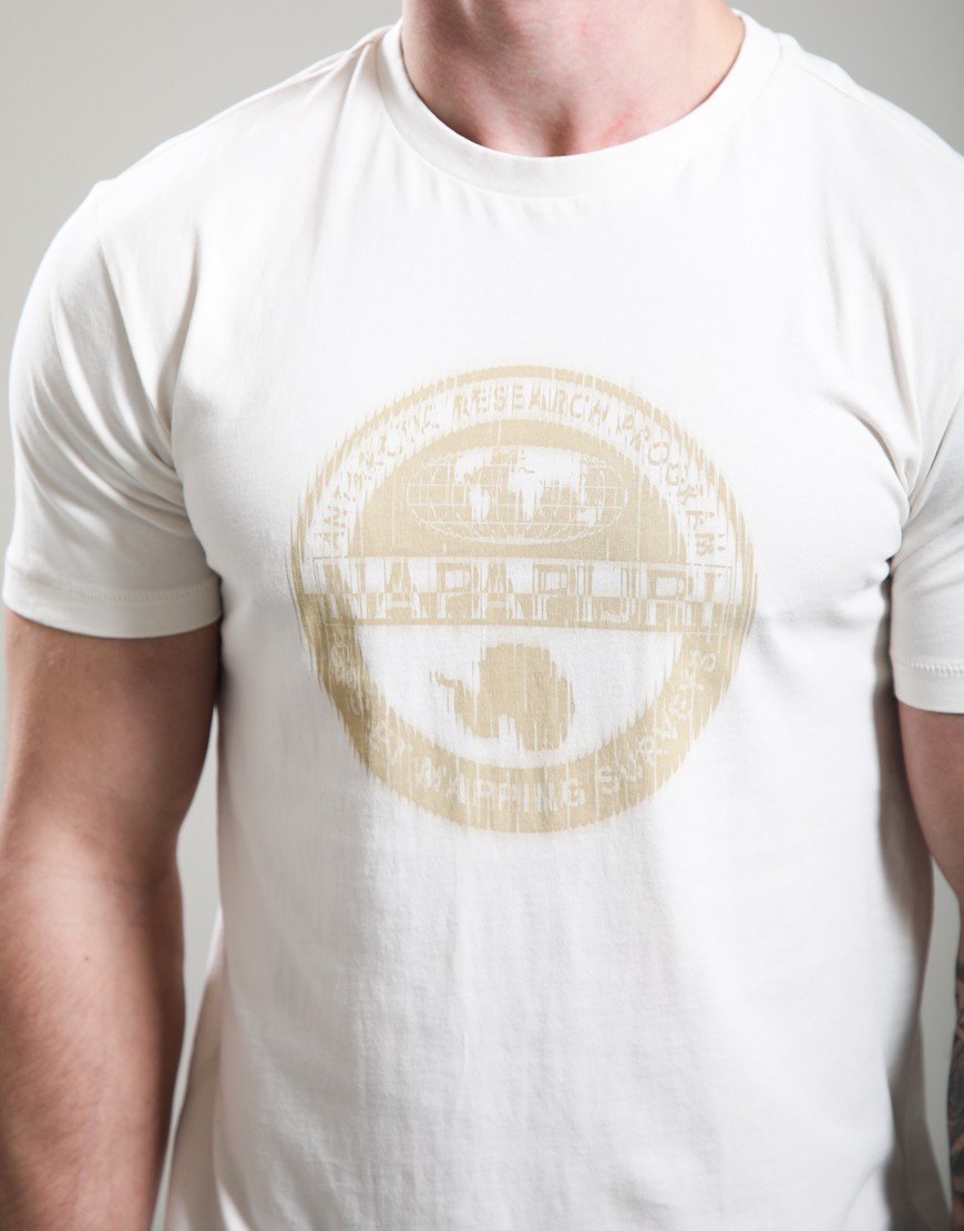 Napapijri S-Mahsa T-Shirt White Whisper
