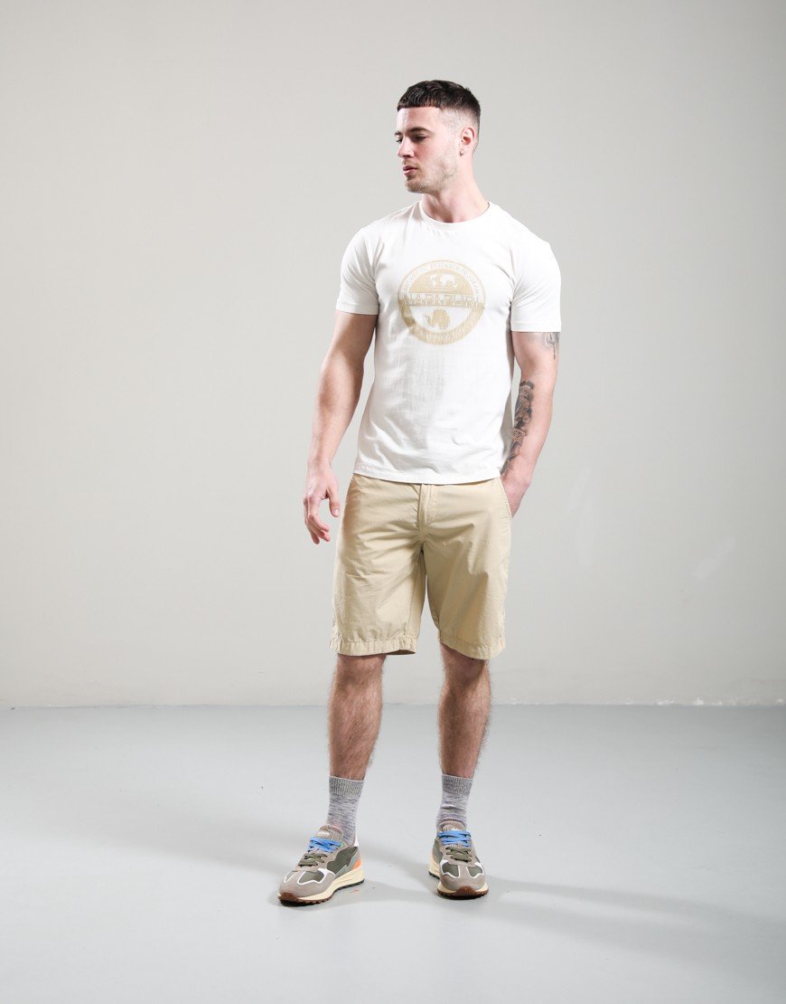 Napapijri S-Mahsa T-Shirt White Whisper