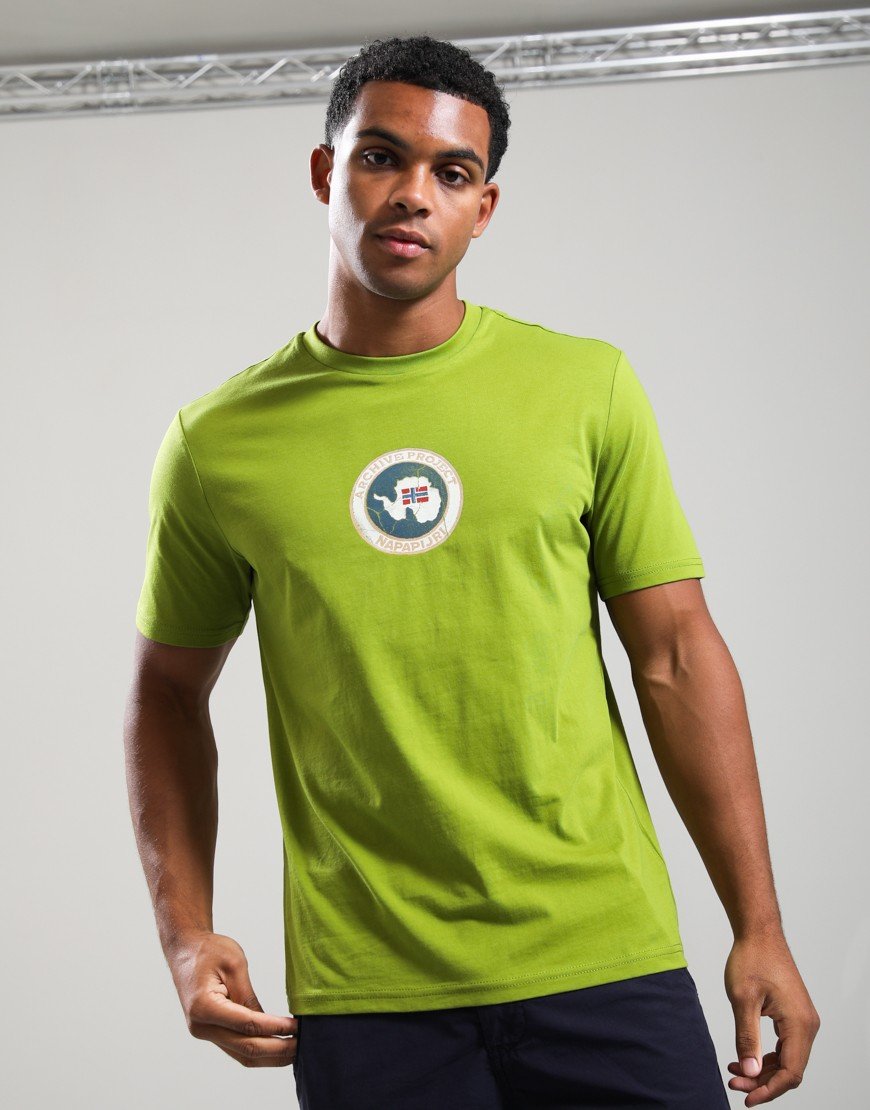 Napapijri S-Phos T-Shirt  Green Golden