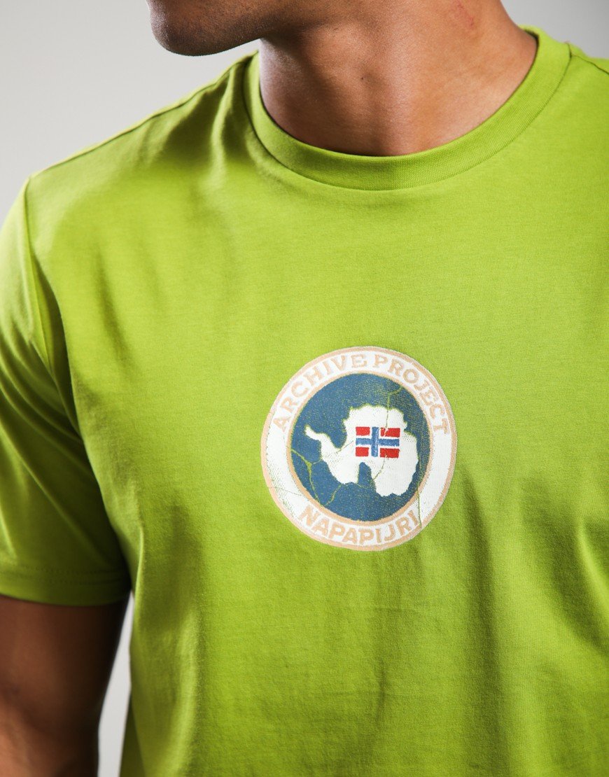 Napapijri S-Phos T-Shirt  Green Golden