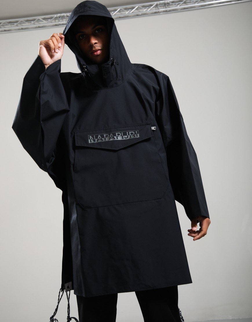 Napapijri Raincape Anorak Jacket Black Beauty