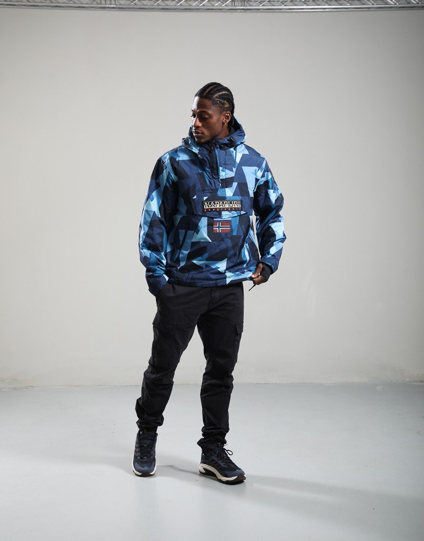 Napapijri Rainforest Next All Over Print Anorak Jacket Fancy Mount FXD
