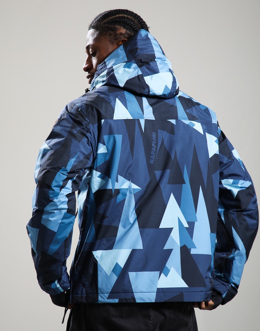 Napapijri Rainforest Next All Over Print Anorak Jacket Fancy Mount FXD
